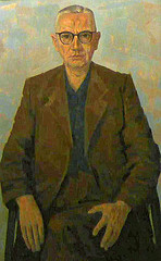 Simon Vestdijk - Portret van de hand van Edgar Fernhout - foto: https://www.flickr.com/people/vestdijk-beeldbank/