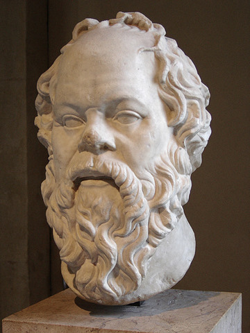 Socrates, Louvre - photo by Eric Gaba, Wikimedia Commons ('Sting') <http://commons.wikimedia.org/wiki/File:Socrates_Louvre.jpg>