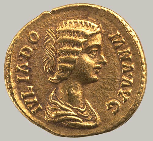 Julia Domna op een munt van Septimius Severus - Metropolitan Museum of Art New York, <http://www.metmuseum.org/toah/hd/ropo/ho_99.35.218.htm>