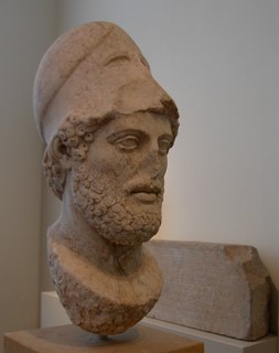 Pericles, politiek leider van Athene sinds ca. 460 tot zijn dood in 429 v.Chr. - foto: Adam Carr, Wikimedia Commons <http://commons.wikimedia.org/wiki/File:Pericles_bust.jpg>